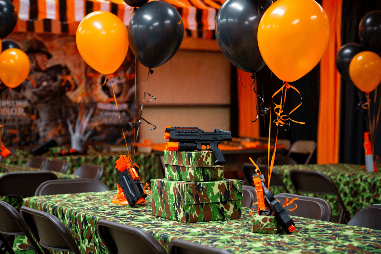 NERF BATTLE PARTY DECOR