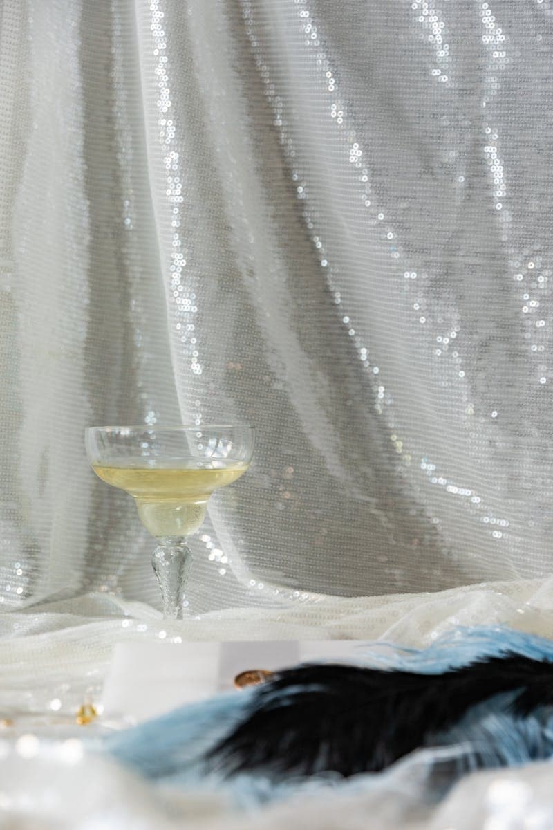 Rose gold shimmer sequin photo backdrop